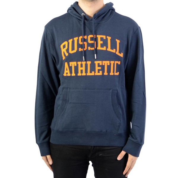 RUSSEL ATHLETIC Sweat À Capuche Russell Athletic Iconic Tackle Twill Hoody Navy 1053901