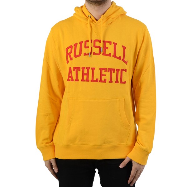 RUSSEL ATHLETIC Sweat À Capuche Russell Athletic Iconic Tackle Twill Hoody Gold Fusion 1053901