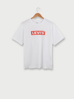 LEVI'S Tee-shirt Boxtab, Relaxed Fit Blanc