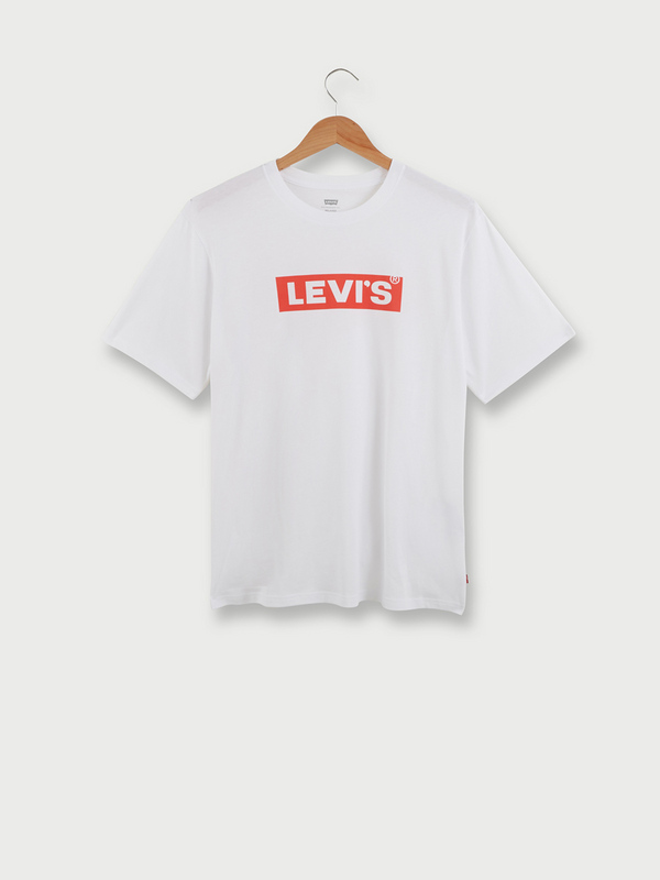 LEVI'S Tee-shirt Boxtab, Relaxed Fit Blanc 1054398