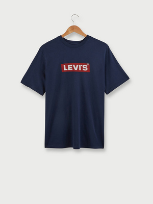 LEVI'S Tee-shirt Boxtab, Relaxed Fit Noir