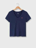 LEVI'S Tee-shirt Basic Perfect V-neck Bleu marine
