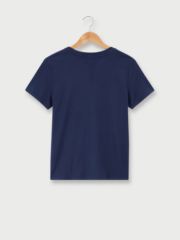 LEVI'S Tee-shirt Basic Perfect V-neck Bleu marine Photo principale