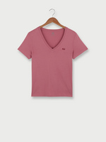 LEVI'S Tee-shirt Basic Perfect V-neck Rose fonc