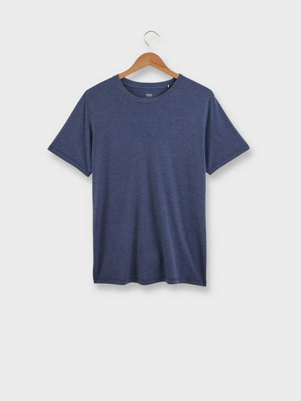 LEVI'S Tee-shirt Basic Chin, Logo Batwing, Coupe Standard Bleu marine 1054408