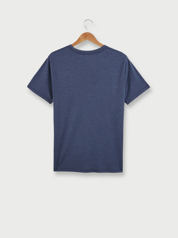 LEVI'S Tee-shirt Basic Chin, Logo Batwing, Coupe Standard Bleu marine Photo principale