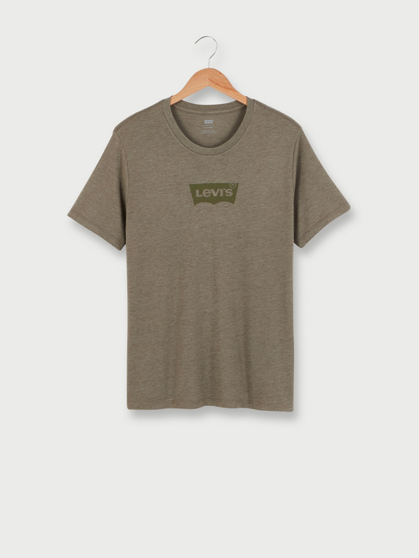 LEVI'S Tee-shirt Basic Chin, Logo Batwing, Coupe Standard Vert olive Photo principale