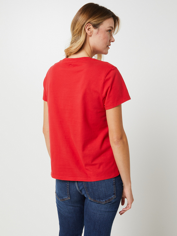LEVI'S Tee-shirt Perfect Tee, Standard Fit Rouge Photo principale