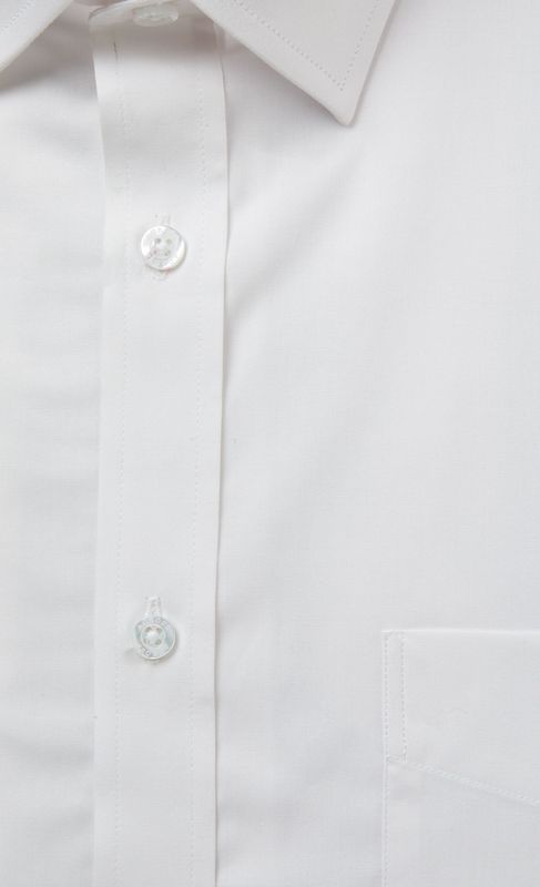 ACROSS Chemise Confort Fit En Coton Stretch Blanc Blanc Photo principale