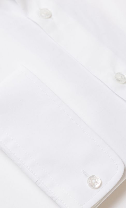 ACROSS Chemise Slim Fit En Coton Biologique Blanc Blanc Photo principale