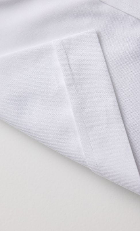 ACROSS Chemise Confort Fit Manches Courtes En Oxford De Coton Blanc Blanc Photo principale