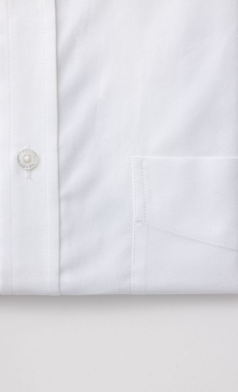 ACROSS Chemise Confort Fit En Oxford De Coton Blanc Blanc Photo principale