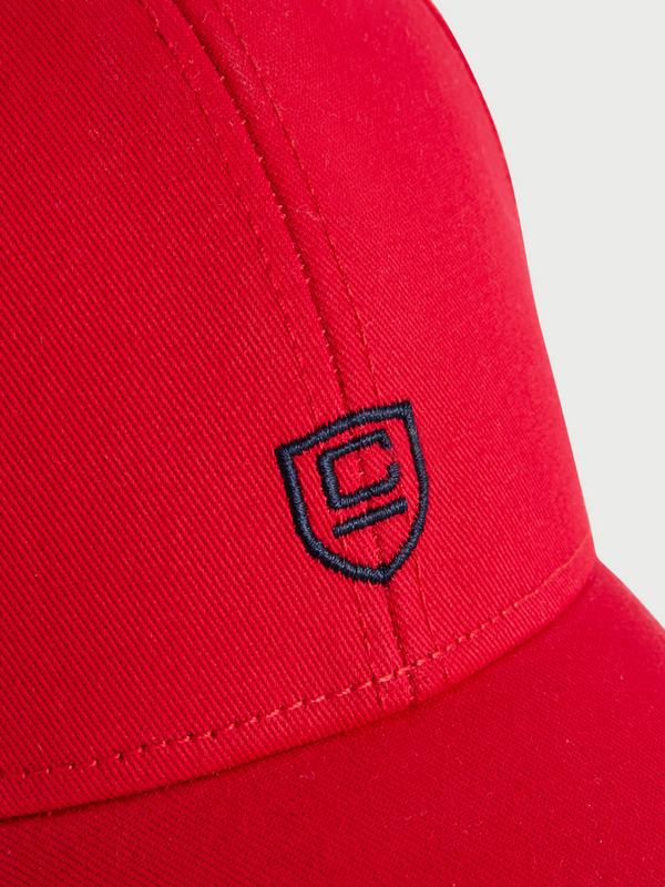 CAMBRIDGE LEGEND Casquette Baseball Unie Avec Logo Et Signature Brods Rouge Photo principale