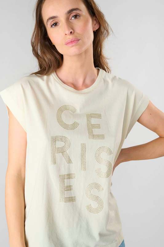 LE TEMPS DES CERISES Tee-shirt Gardeni BEIGE 1055320