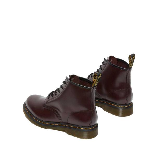 DR MARTENS Bottines Dr Martens 101 Smooth Lace Up Burgundy Smooth Photo principale
