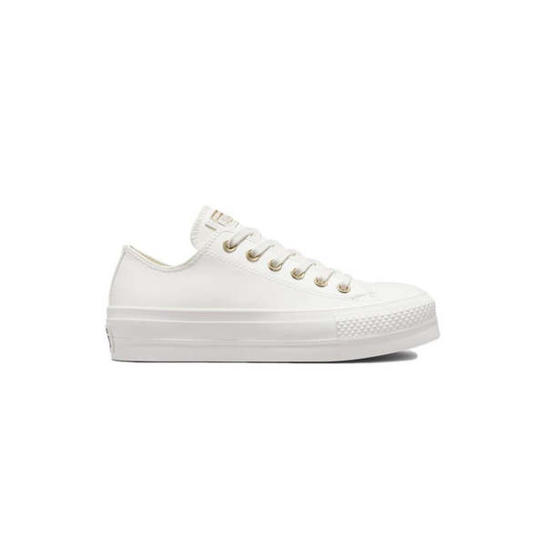 CONVERSE Baskets Converse Chuck Taylor All Star Lift Ox Vintage White / Vintage White / Light Gold 1055869
