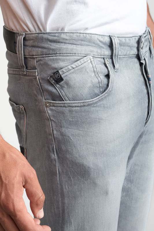 LE TEMPS DES CERISES Jeans Regular, Droit 700/22, Longueur 34 GRIS Photo principale