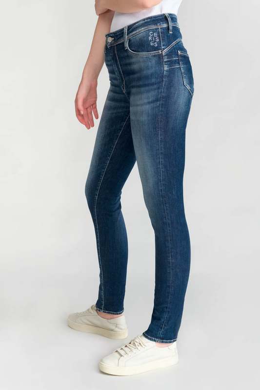 LE TEMPS DES CERISES Jeans Push-up Slim Taille Haute Pulp, Longueur 34 BLEU Photo principale