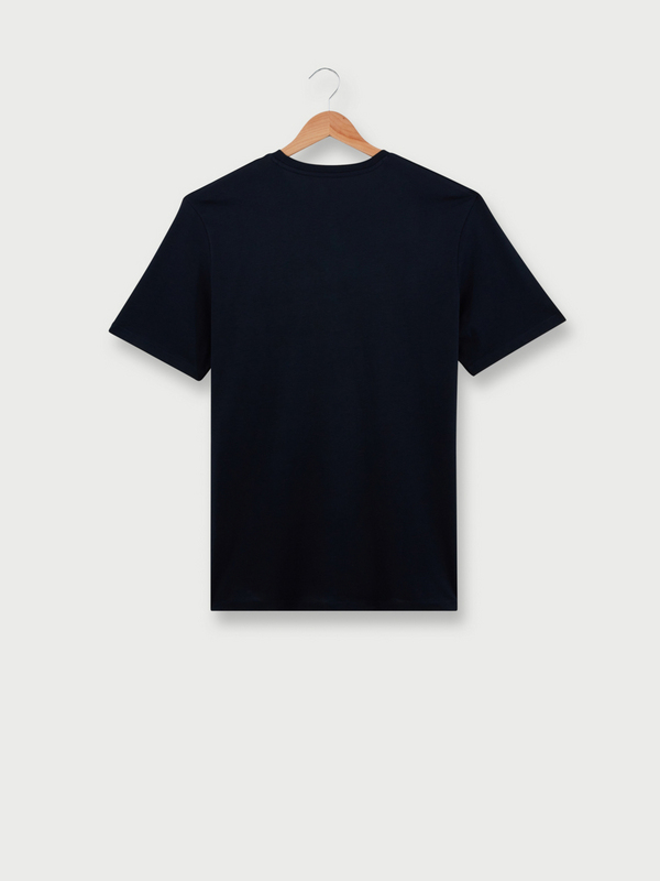 JACK AND JONES Tee-shirt Manches Courtes Logo Signature +fit En Coton Bio Bleu marine Photo principale