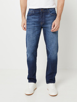 JACK AND JONES Jean Mike Tapered Dlav Coupe Droite En Coton Bio Stretch Bleu