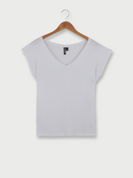 PIECES Tee-shirt Sans Manches En Jersey Fluide Uni Blanc