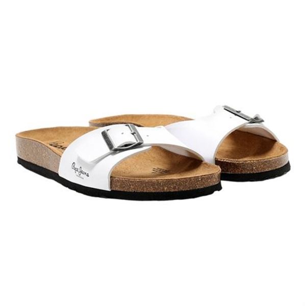 PEPE JEANS LONDON Mules   Pepe Jeans Oban Clever W Blanc Photo principale