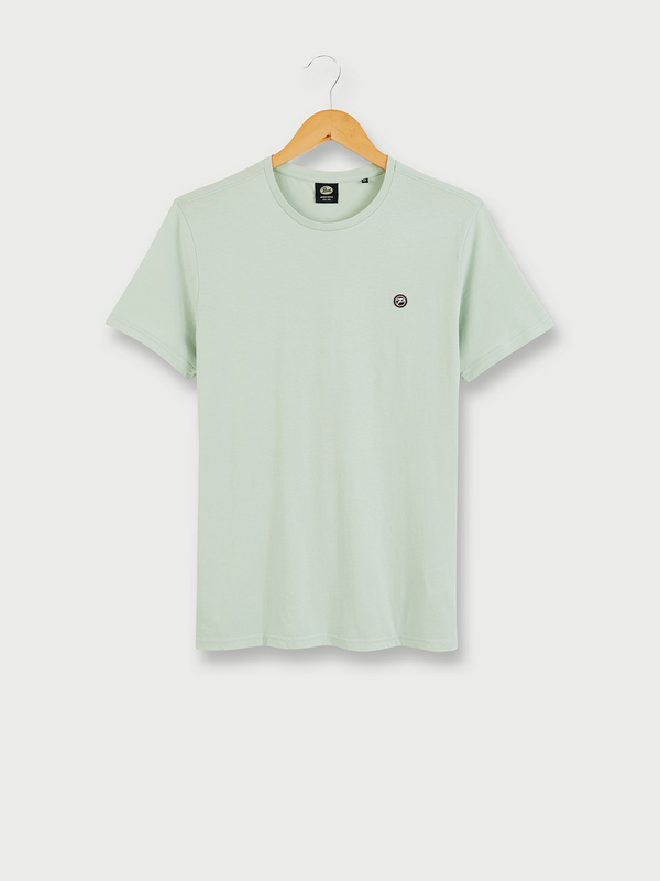 PETROL INDUSTRIES Tee-shirt Manches Courtes 100% Coton Uni Vert d eau 1059234