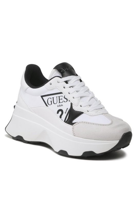 GUESS Sneakers Semelle Plateforme Calebb  -  Guess Jeans - Femme WHITE Photo principale
