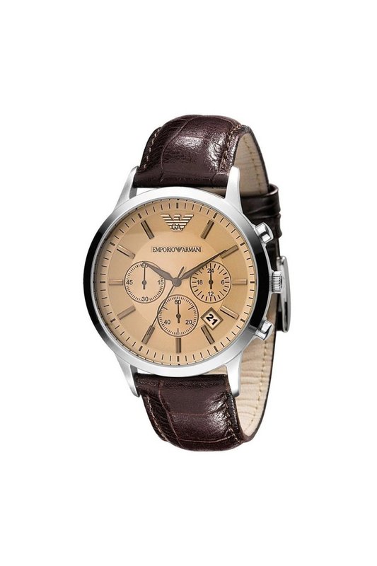 EMPORIO ARMANI Accessoires-montres / Bijoux-emporio Armani - Homme Grey / Brown / Brown Photo principale