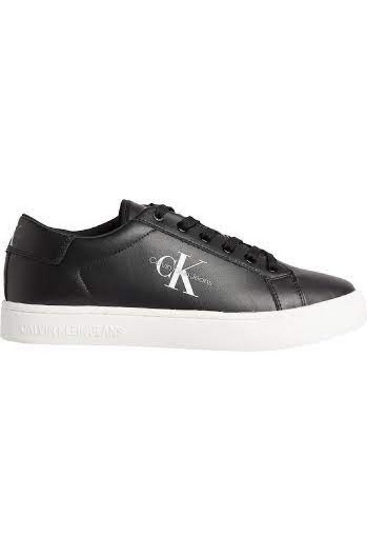 CALVIN KLEIN Sneakers Basses En Cuir  -  Calvin Klein - Homme BDS Black 1059780