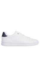 TOMMY HILFIGER Sneakers Basses Cuir  -  Tommy Hilfiger - Homme YBS White
