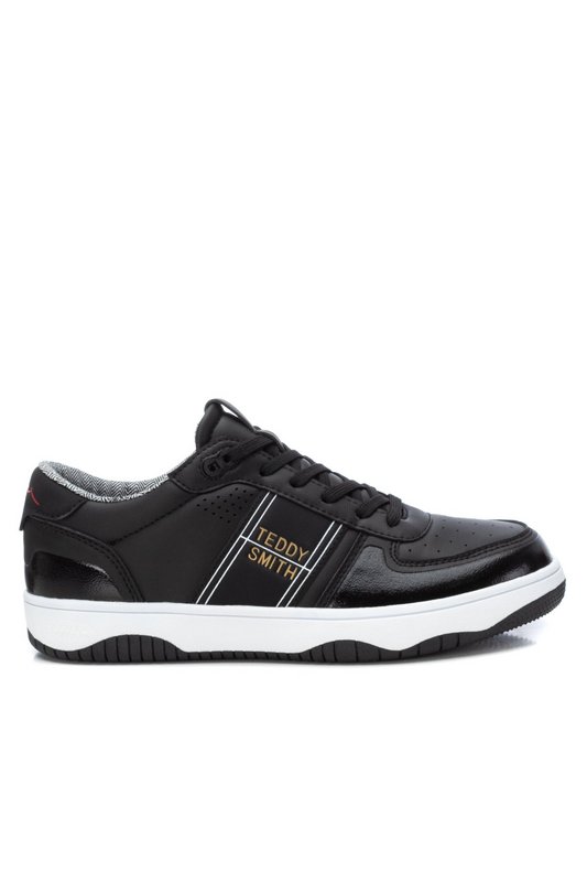 TEDDY SMITH Sneakers Basses Simili Cuir  -  Teddy Smith - Homme BLACK Photo principale