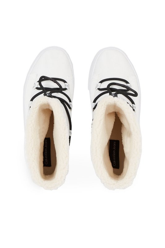 CALVIN KLEIN Boots Fourres  -  Calvin Klein - Femme YBR Bright White/Black Photo principale