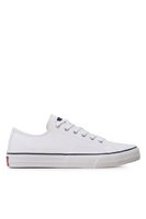 TOMMY JEANS Sneakers Basses En Toile  -  Tommy Jeans - Homme YBR White