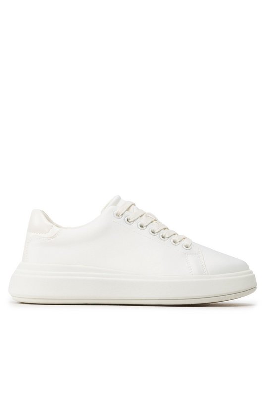CALVIN KLEIN Sneakers Basses Monochrome  -  Calvin Klein - Femme YBJ Marshmallow 1059913