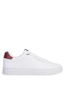 TOMMY HILFIGER Sneakers Basses Dessus Cuir  -  Tommy Hilfiger - Homme YBS White