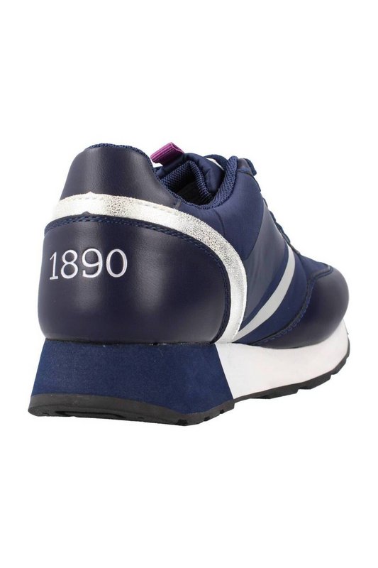 US POLO ASSN Sneakers Logo Brod  -  U - Femme DBL002 BLUE Photo principale
