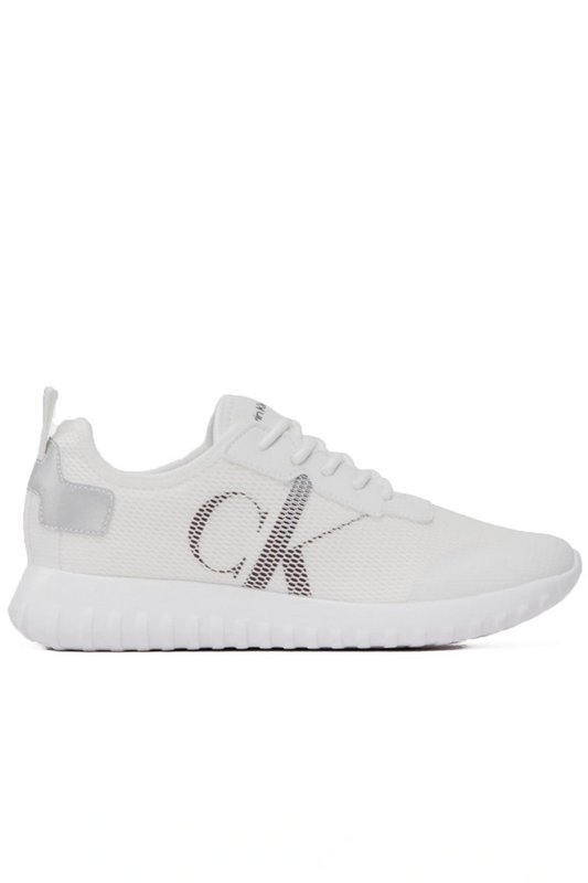 CALVIN KLEIN Sneakers Basses Logo  -  Calvin Klein - Homme YAF Bright White Photo principale