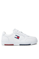 TOMMY JEANS Sneakers Basses Cuir  -  Tommy Jeans - Homme YBS White