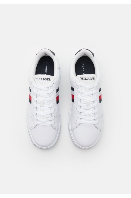 TOMMY HILFIGER Sneakers Supercup Stripes  -  Tommy Hilfiger - Homme YBS White Photo principale