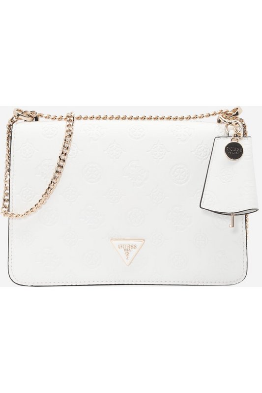 GUESS Sac Bandoulire Logo All Over Jena  -  Guess Jeans - Femme WHITE LOGO 1060678