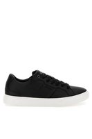 GUESS Sneakers Basses Simili Cuir  -  Guess Jeans - Homme BLACK