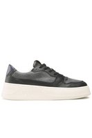 GUESS Sneakers Plateforme En Cuir Ciano  -  Guess Jeans - Homme COAL