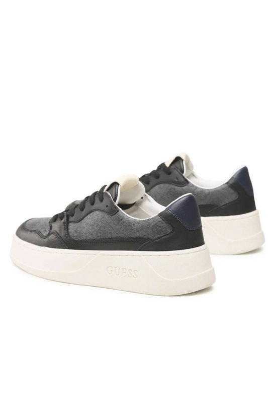 GUESS Sneakers Plateforme En Cuir Ciano  -  Guess Jeans - Homme COAL Photo principale