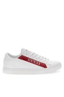 GUESS Sneakers Basses Cuir Pu  -  Guess Jeans - Homme WHITE RED
