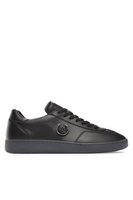 GUESS Sneakers Cuir Logo Mtal Fano  -  Guess Jeans - Homme BLACK
