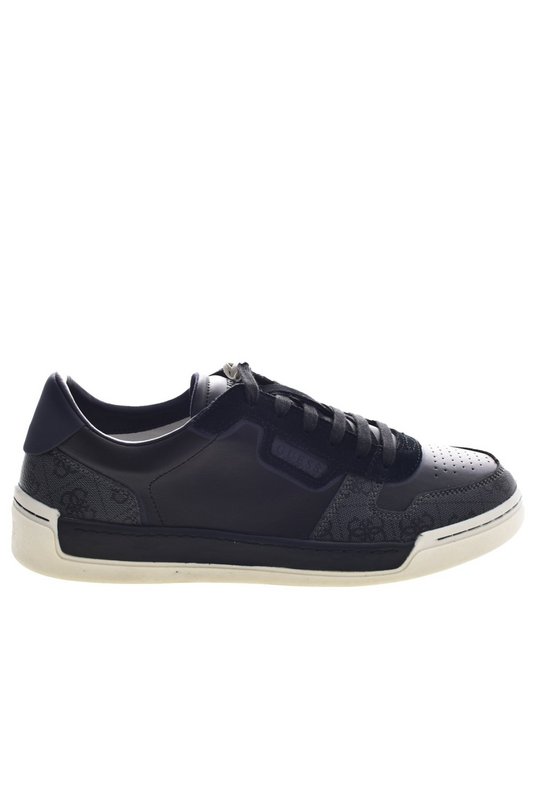 GUESS Sneakers Basses Cuir Daim  -  Guess Jeans - Homme BLACK COAL 1060955