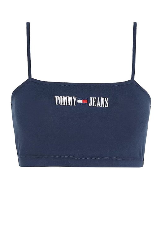 TOMMY JEANS Crop Top  Bretelles Rglables  -  Tommy Jeans - Femme C87 Twilight Navy 1060978