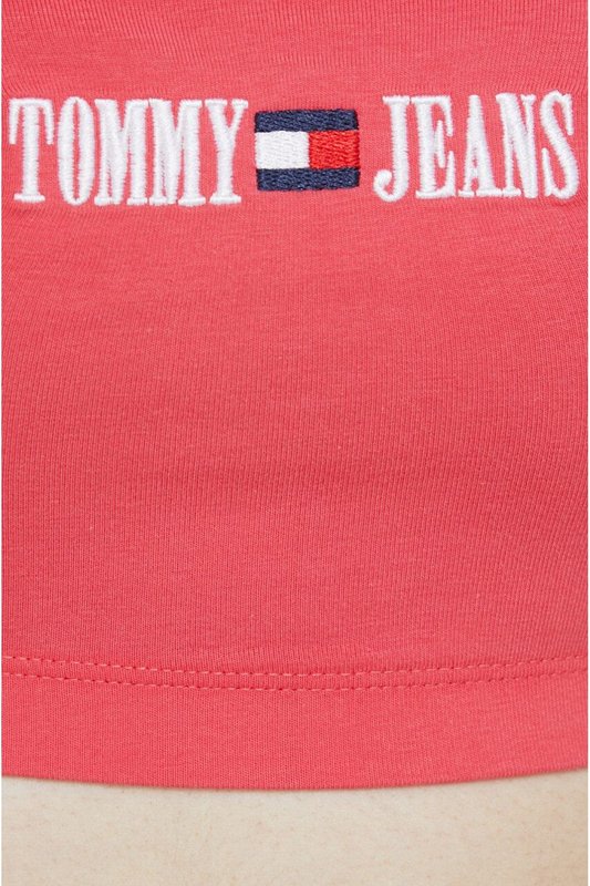 TOMMY JEANS Crop Top  Bretelles Rglables  -  Tommy Jeans - Femme TJN Laser Pink Photo principale
