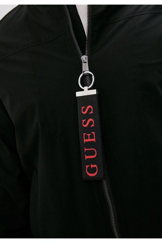 GUESS Bomber Coupe Relax  -  Guess Jeans - Homme JBLK Jet Black A996 Photo principale